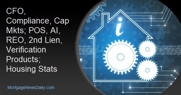 CFO, Compliance, Cap Mkts; POS, AI, REO, 2nd Lien, Verification Products; Housing Stats - Vimarsana News