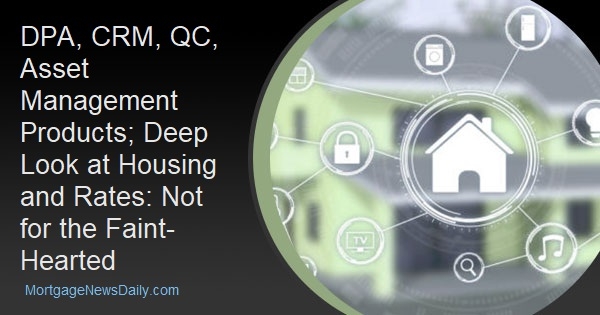 DPA, CRM, QC, Asset Management Products; Deep Look at Housing and Rates: Not for the Faint-Hearted - Vimarsana News