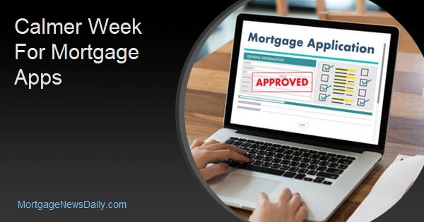 Calmer Week For Mortgage Apps