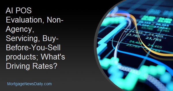 AI POS Evaluation, Non-Agency, Servicing, Buy-Before-You-Sell products; What's Driving Rates?